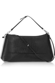 Jil Sander Structured Texturedleather Shoulder Bag - Lyst