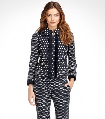  Leonora Jacquard Dot Jacket 