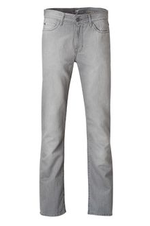 7 For All Mankind Grey Slim Straight Slimmy Jeans - Lyst