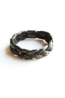 Ayako Kanari Magnitude Plait Ring Black - Lyst