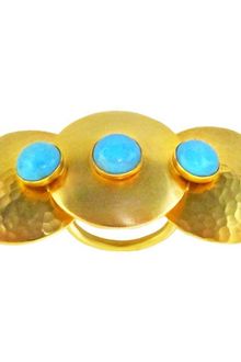 Bita Pourtavoosi Turquoise Double Cosmic Ring - Lyst