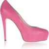 Brian Atwood Maniac Leather Platform Pumps in Pink (fuchsia) - Lyst