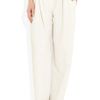 Chloé Pleated Wideleg Twill Pants in Beige (cream) - Lyst