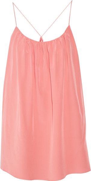 Chloé Silk Crepe De Chine Camisole - Lyst