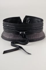 Diane Von Furstenberg Corset Leather Belt