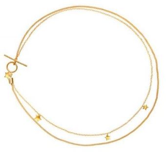 Emma Guest Jewellery Yellow Gold Star Necklace - Lyst