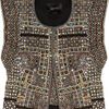 Isabel Marant Wolf Embellished Cotton Vest in Black - Lyst