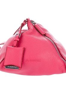 Jil Sander Leather Pyramid Clutch - Lyst