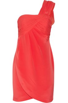 Notte By Marchesa Oneshoulder Silkcrepe Dress - Lyst
