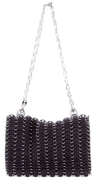 Paco Rabanne Cutout Leathermetal Bag - Lyst
