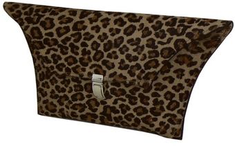 Steven Harkin Leopard Print Clutch Bag - Lyst