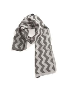 String Theory Chevron Scarf Grey - Lyst