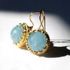 Toosis Blue Quartz Ball Earrings in Blue - Lyst