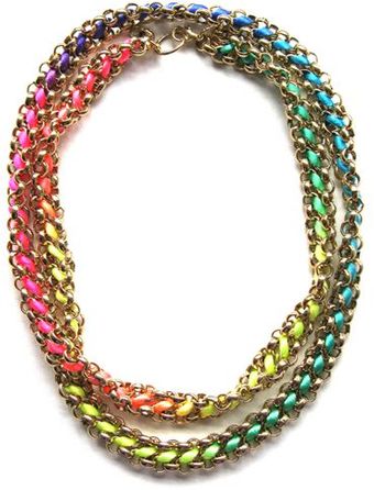 Yuen London Neon Kumihimo Necklace 50 Off - Lyst