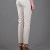 7 For All Mankind Cropped Jean in Beige - Lyst