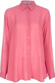 Acne Shining Blouse - Lyst
