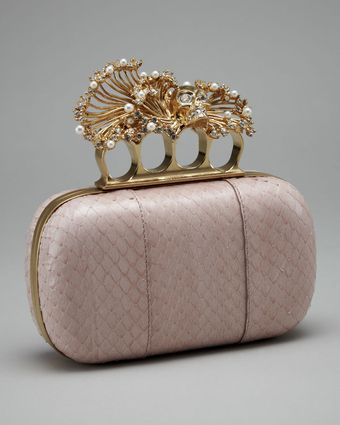 Alexander McQueen Punk Shell Box Clutch - Lyst