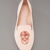 Alexander Mcqueen Skull Sequin Slipper Shoe in Pink - Lyst