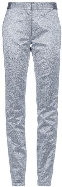 Alexander Wang Metallic Silk Trouser - Lyst
