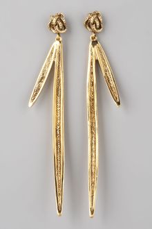 Aurelie Bidermann Spike Drop Earrings - Lyst