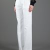 Balenciaga Wide Leg Trouser in White - Lyst
