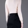 Carven Lace Detail Sweater in Beige (nude) - Lyst