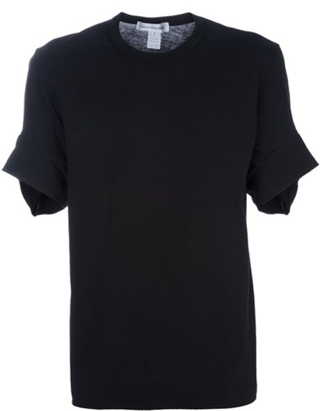 Comme Des Garçons Crew Neck Tshirt in Black for Men - Lyst