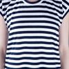 Comme Des Garçons Striped Top in Black - Lyst