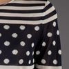 Comme Des Garçons Stripe Dot Sweater in Blue (navy) - Lyst