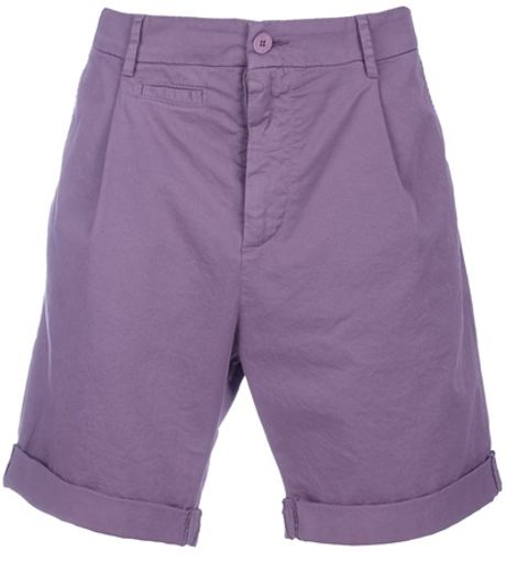 D&g Dg Bermuda Shorts in Purple for Men - Lyst