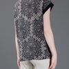 Dolce & Gabbana Lace Print Top in Gray (black) - Lyst