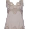 Dolce & Gabbana Lace Vest Top in Beige (mushroom) - Lyst
