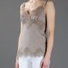 Dolce & Gabbana Lace Vest Top in Beige (mushroom) - Lyst