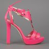 Dsquared2 Lizard Skin Sandal in Purple (fuchsia) - Lyst