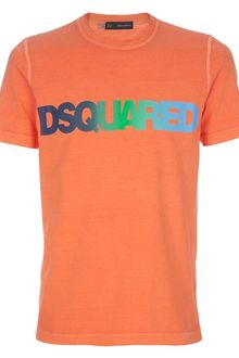 DSquared2 Printed Crew Neck Tshirt - Lyst