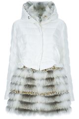 Ermanno Scervino Padded Fox Fur Coat