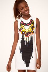 Fairground  Jewelled Fringe Print Dress