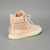 Giuseppe Zanotti Studded Leather Sneaker in Beige - Lyst