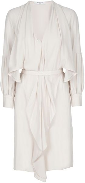 Givenchy Silk Dress in Beige (pink) - Lyst