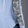 G.v. Conte Camouflage Detail Shirt in Blue for Men - Lyst