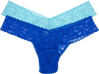  Set Of Two Stretchlace Thongs 