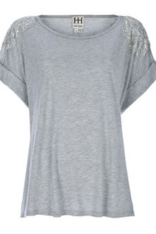 Haute Hippie Embellished Top - Lyst