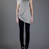 Helmut Lang Asymmetric Top in Gray (pearl) - Lyst