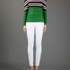 Issey Miyake Cauliflower Striped Knitted Sweater in Blue (green) - Lyst