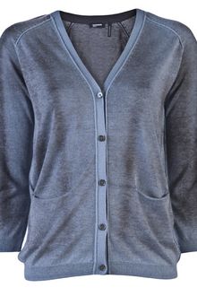 Jil Sander Navy Spare Luxe Cardigan - Lyst
