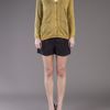 Jil Sander Navy Spare Luxe Cardigan in Gold (navy) - Lyst