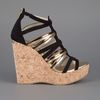Jimmy Choo Pekabo Sandal in Black - Lyst