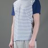 Kai Aakmann Striped Tshirt in White for Men - Lyst
