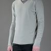 Label Under Construction Vneck Sweater in Gray for Men (grey) - Lyst