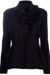 Lanvin Ruched Front Coat